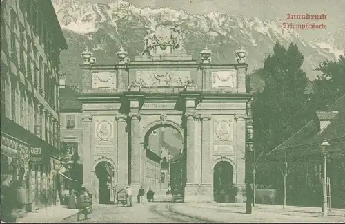 Innsbruck, Porte de Triomphe, Carraro vin, incurable