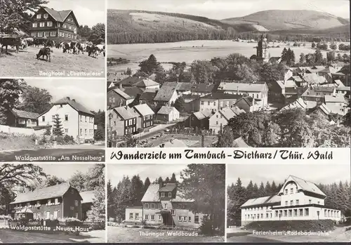 Tambach-Dietharz, Berghotel, Ferienheim, Waldgaststätte, Waldbaude, ungelaufen