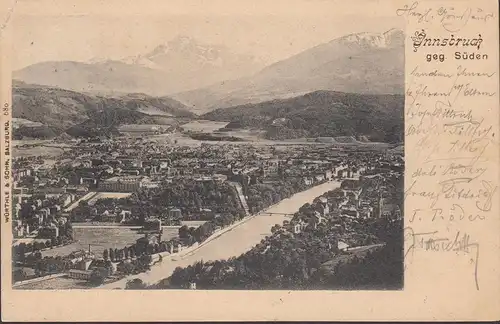 Innsbruck vers le sud, couru en 1903
