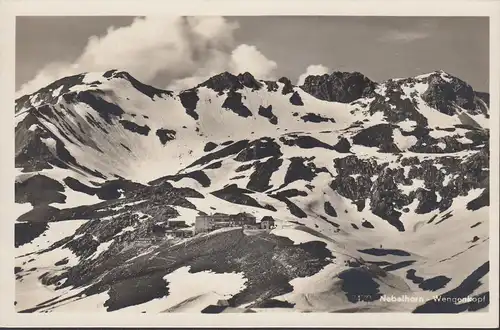 Oberstdorf, Nebelhorn und Wengenkopf, Häuser, ungelaufen