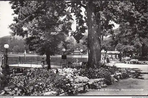 Pörtschach a. Wörthersee, Strandpromenade, gelaufen 1959