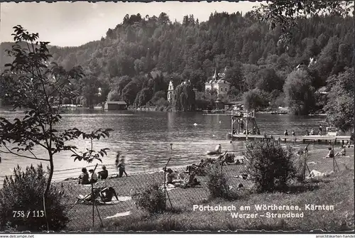 Pörtschach a. Wörthersee, Werzer Strandbad, ungelaufen