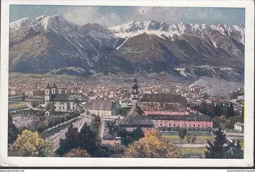 Innsbruck gegen Norden, gelaufen 1928