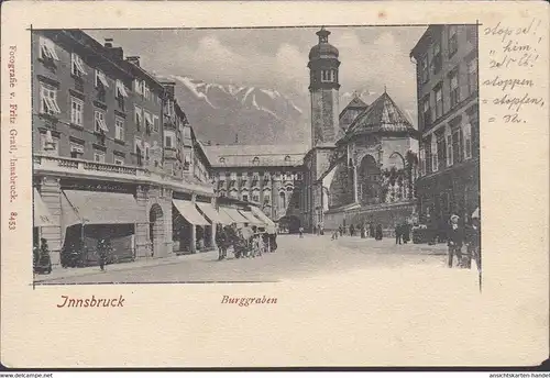 Innsbruck, Burggraben, ungelaufen