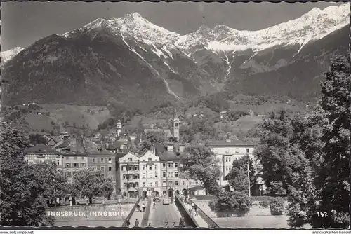 Innsbruck, Innbrücke, gelaufen 1959