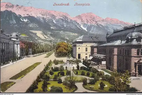 Innsbruck, Rennplatz, gelaufen 1909