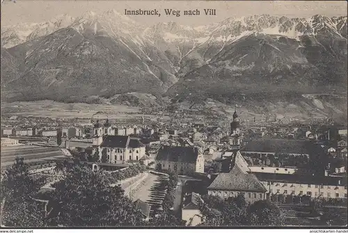 Innsbruck, chemin vers Vill, couru en 1907