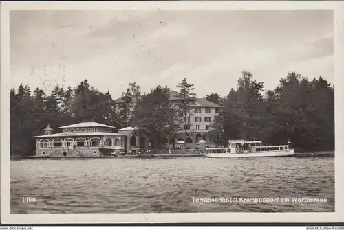 Krumpendorf a. Wörthersee, Terrassenhotel, gelaufen 1931