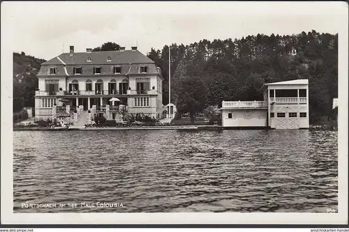 Pörtschach a. Wörthersee, Haus Columbia, gelaufen 1935