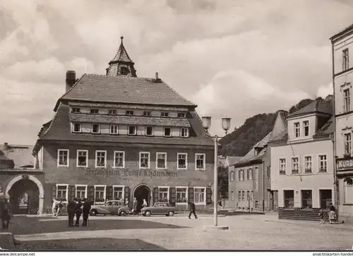 Bad Schandau, Erholungsheim Ernst Thälmann am Markt, gelaufen 1966