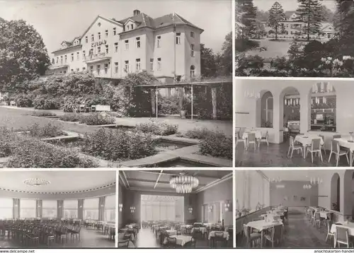 Bad Lausick, Kurmittelhaus, Wintergarten, Speisesaal, Cafe, gelaufen 1984
