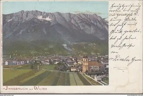 Innsbruck mit Wilten, gelaufen
