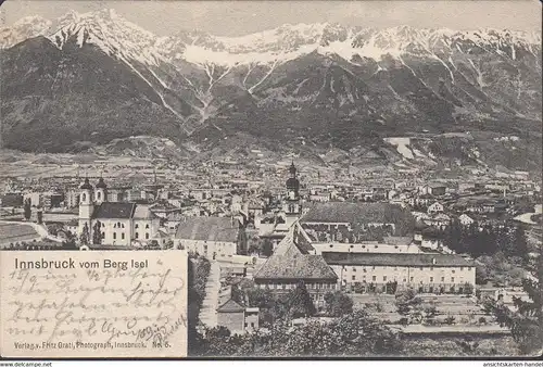 Innsbruck vom Berg Isel, gelaufen