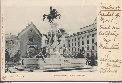 Innsbruck, Leopoldsbrunnen, incurvée
