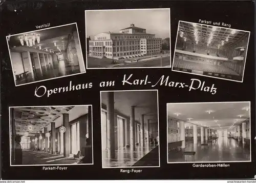 Leipzig, Opéra sur Karl Marx Platz, inachevé