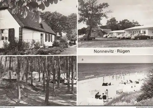 Nonnevitz, Ferienheim, Campingplatz, Strand, gelaufen 1985