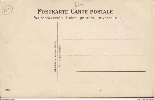 Sillfall am Berg Isel, ungelaufen- gestempelt 1906