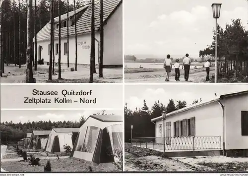 Lac de barrage Quitzdorf, Tenteplatz Kollm- Nord, couru en 1981