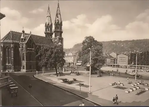 Meiningen, Platz der Republik, ungelaufen