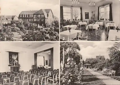 Schönbeck- Salzelmen, Julius- Schniewind Haus, Löhe Saal, Gartenanlage, gelaufen