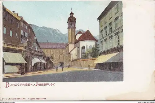 Innsbruck, Burggraben, ungelaufen