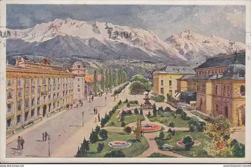 Innsbruck, Rennweg, gelaufen 1926