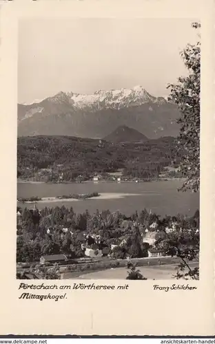 Pörtschach a. Wörthersee avec le godet de midi, Franz Schilcher, non couru