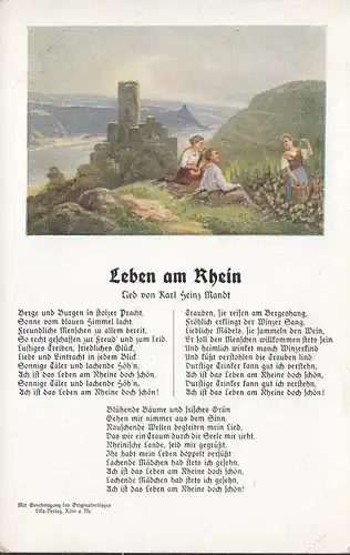 Leben am Rhein, Karl heinz Mandt, ungelaufen