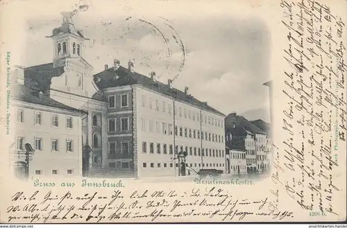 Innsbruck, Ursulinenkloster, gelaufen 1902