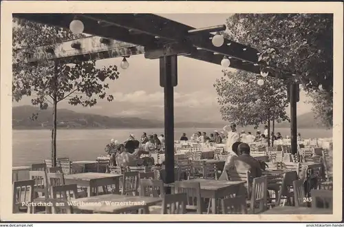 Pörtschach a. Wörthersee, Werzerstrand, Restaurant, couru 1941