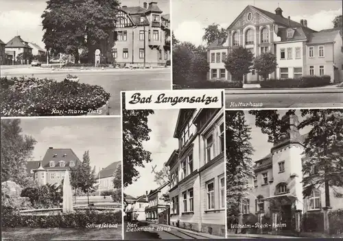 Bad Langensalla, bain de soufre, maison culturelle, Liebknecht Hasu, Wilhelm Pieck Maison, couru