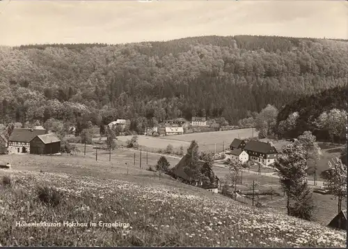 Holzhau, station thermale, vue locale, couru 1970