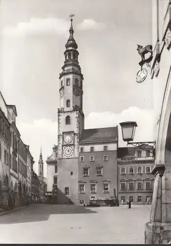 Görlitz, Rathaus am Untermarkt, ungelaufen