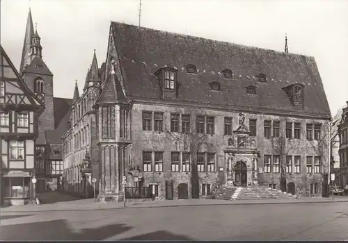 Quedlinburg, Hôtel de ville, incurvé