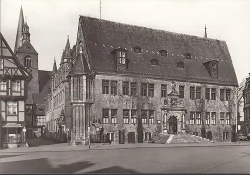 Quedlinburg, Rathaus, ungelaufen