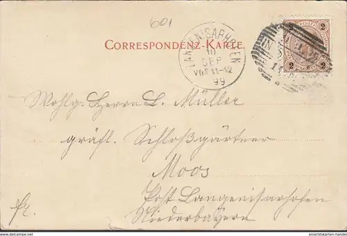 Gruss de Innsbruck, Rennweg Partie, couru 1899