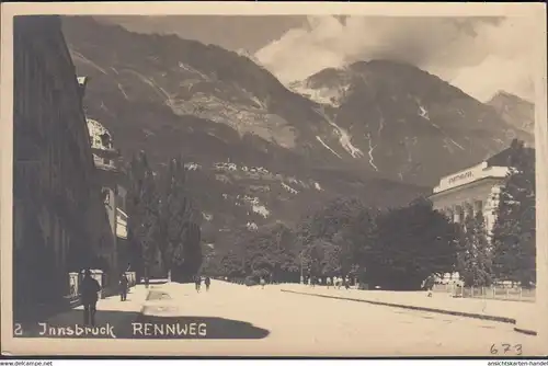 Innsbruck, Der Rennweg, ungelaufen- datiert 1927