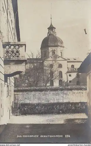 Innsbruck, Jesuitenkirche, Foto AK, ungelaufen