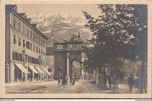 Innsbruck, Triumphpforte, ungelaufen