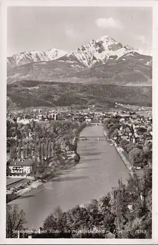 Innsbruck gegen Süden mit Nockspitze, gelaufen 1935