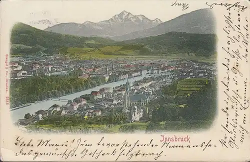 Innsbruck gegen Süden, gelaufen