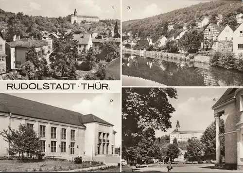 Rudolstadt, Kulturhaus, An der Schwarza, Wilhelm Pieck Platz, ungelaufen