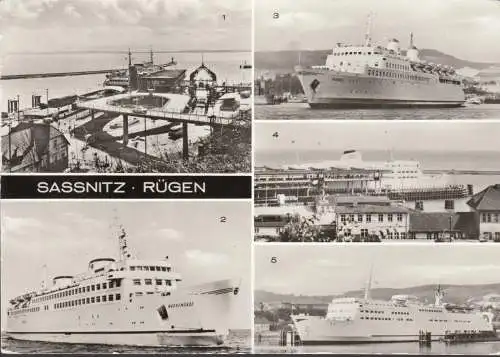 Sassnitz, Fährschiff Warnemünde, Saßnitz, Trelleborg, Skane, gelaufen