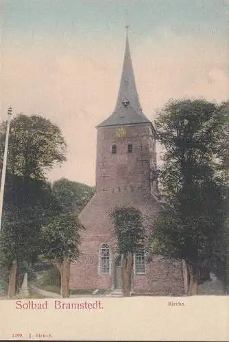 AK Bad Bramstedt, Kirche, ungelaufen