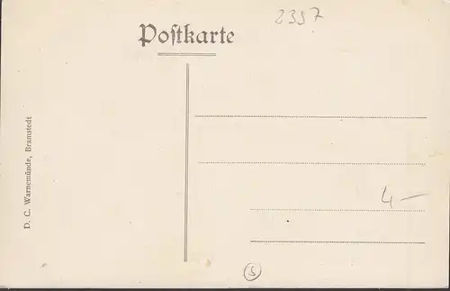 Solbad Bramstedt, Schloss, ungelaufen