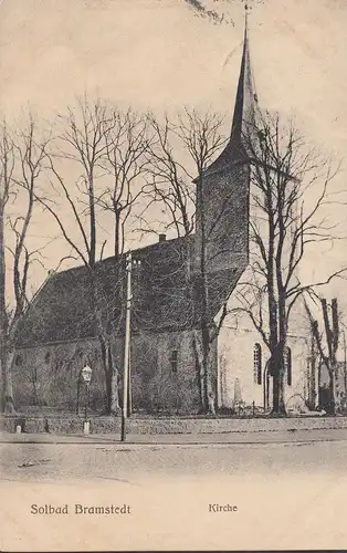 Bad Bramstedt, Solbad, église, couru 1909