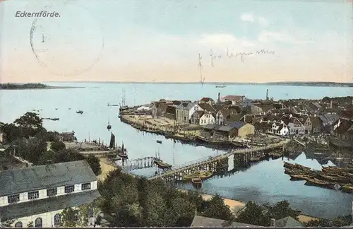 Eckernförde, Panorama, 1910