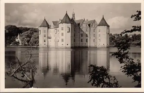 Glücksburg, Schloss, gelaufen 1957