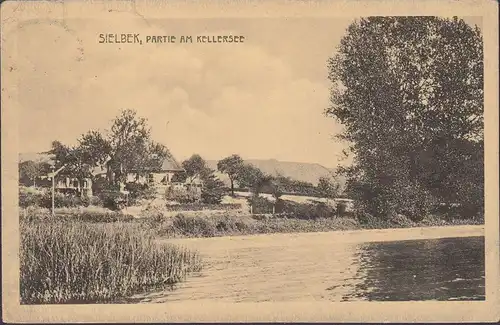 Sielbeck, Partie am Kellersee, gelaufen 1915