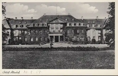 Altenhof, Schloss Altenhof, ungelaufen- datiert 1958